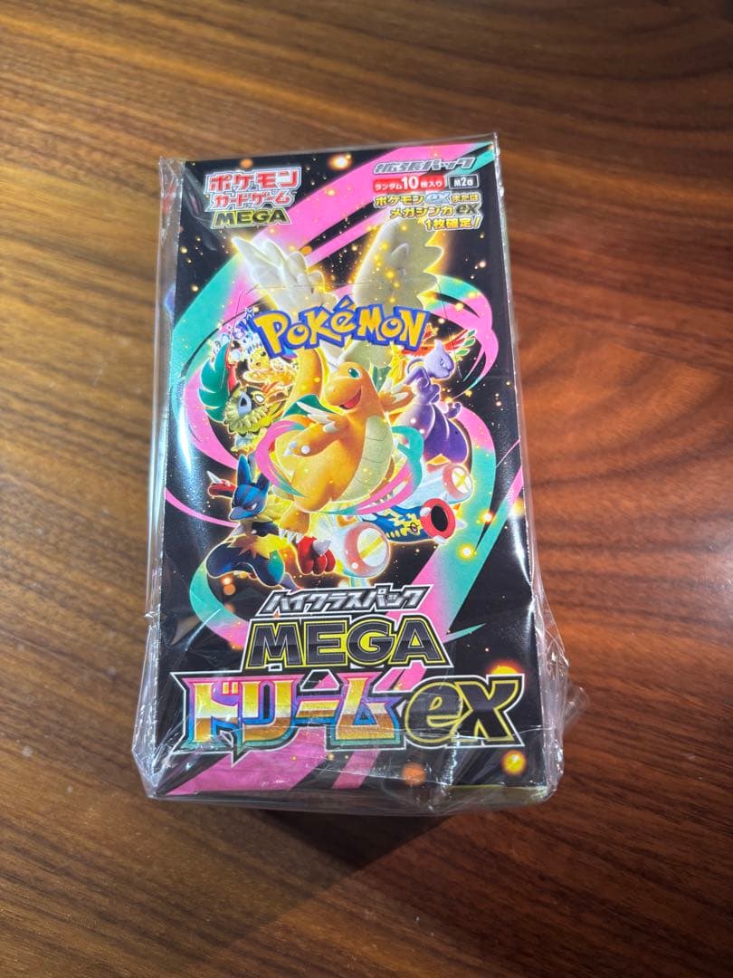 ポケモン　 MEGAドリームex ペリペリ付き　シュリンク無し1BOX