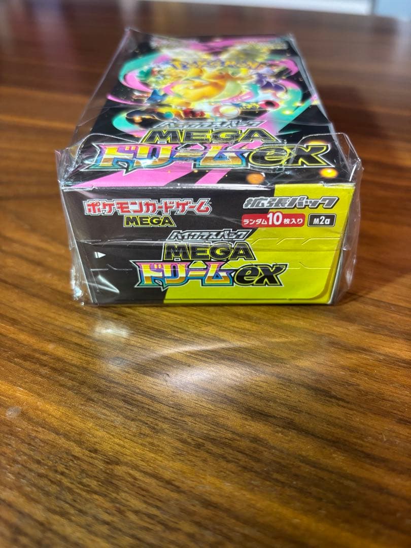 ポケモン　 MEGAドリームex ペリペリ付き　シュリンク無し1BOX