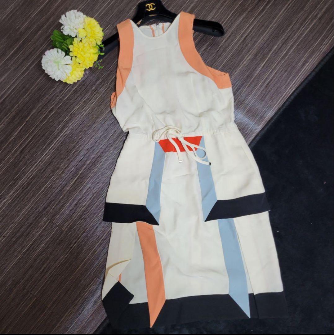 Aya❤️です。 フェンディ　カラフル　ノースリーブ　ワンピース