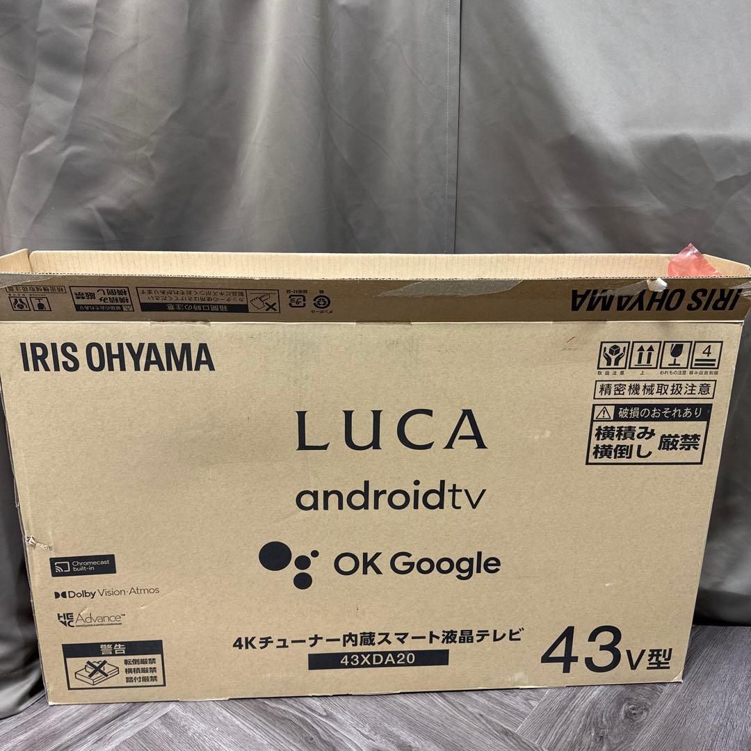 アイリスオーヤマ 43V型 ネット4Kスマートテレビ LUCA 43XDA20
