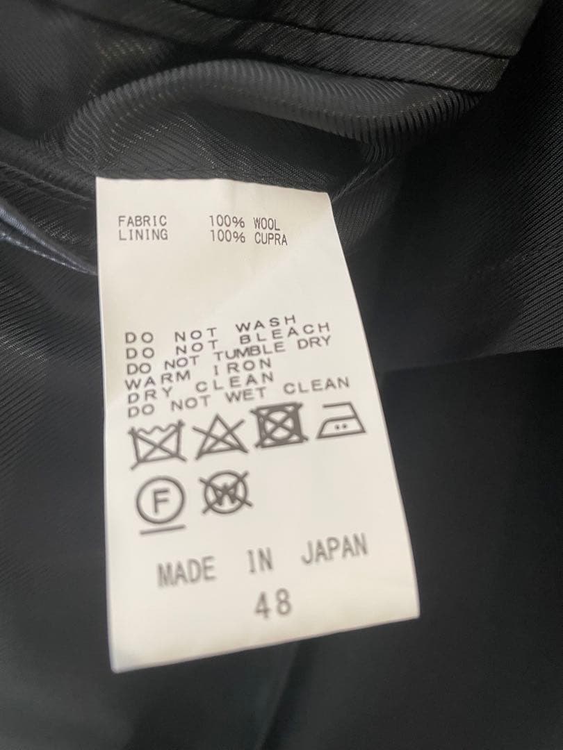 CINOH ノーカラージャケット (ブラック)