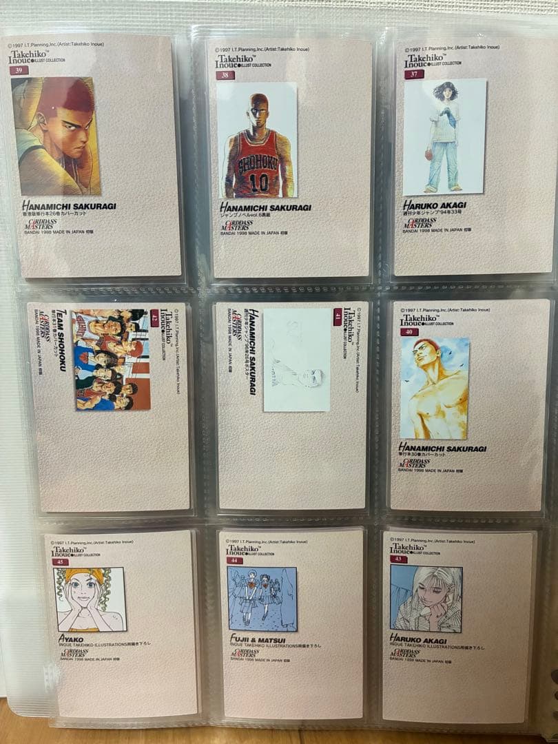 スラムダンク　カードダスマスターズ　ノーマル135種フルコンプ