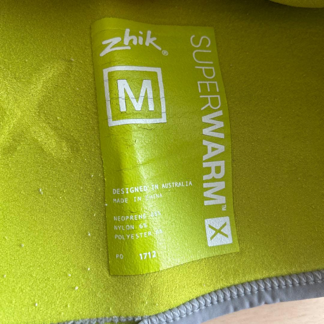 Zhik ザイクスーパーウォーム Mサイズ 長袖ウェットスーツ グレー