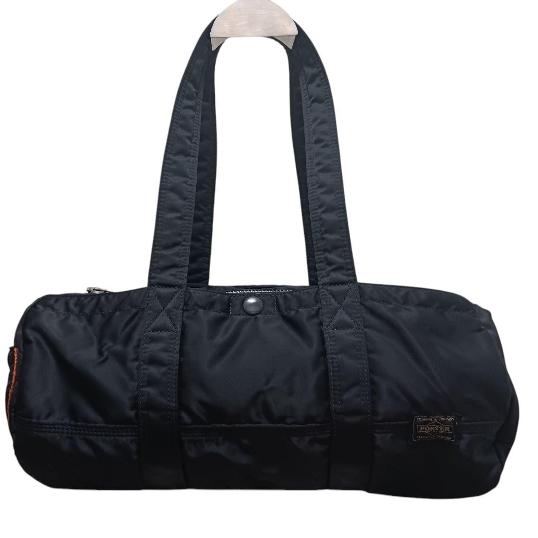 【美品】ポーター タンカー ダッフル ミニボストンバッグ 吉田カバン 黒 L