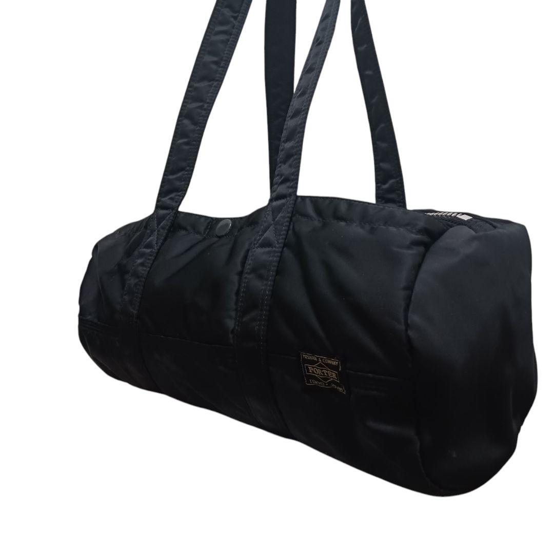 【美品】ポーター タンカー ダッフル ミニボストンバッグ 吉田カバン 黒 L