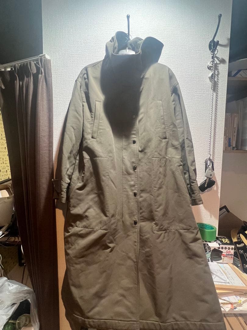 PLAIN PEOPLE プレインピープル 裏起毛モッズ風コート