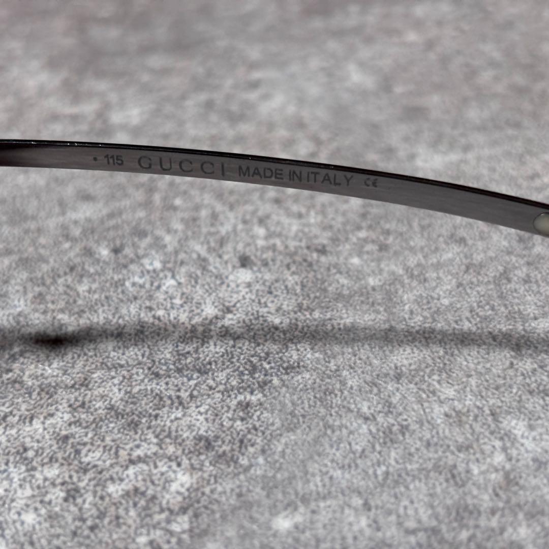 小物 00s y2k GUCCI Square Shield Sunglasses