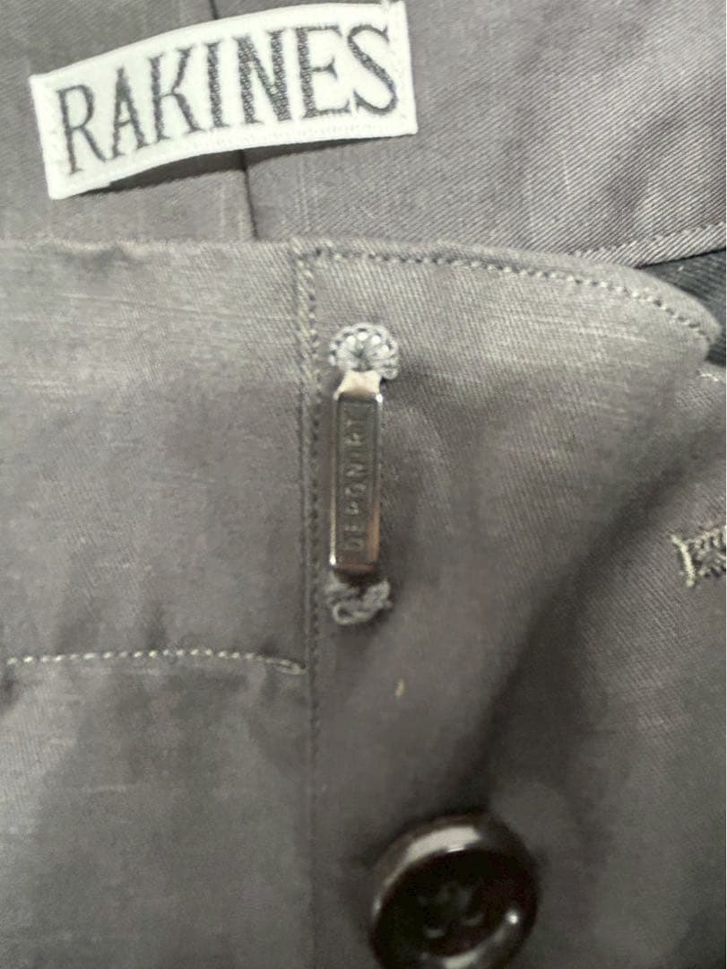 【新品未使用】RAKINES コットンリネンスラックスサイズ2 定価¥42900