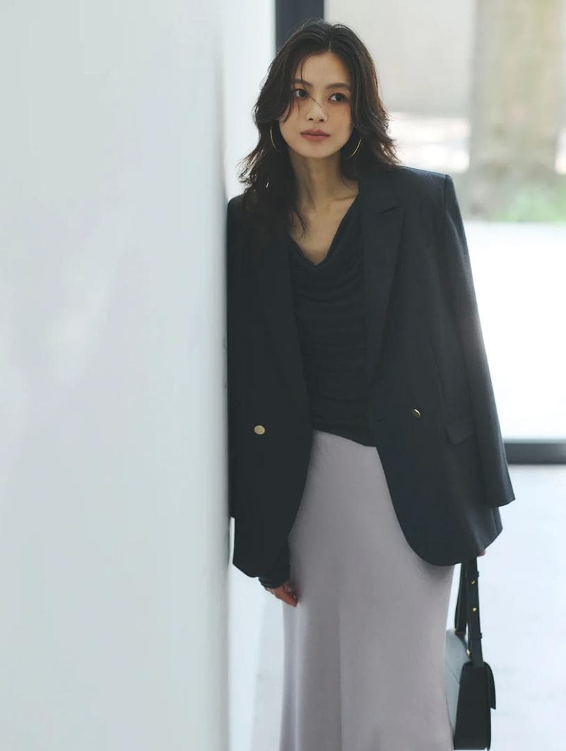 【anuans】ベーシックダブルジャケット/サイズ1