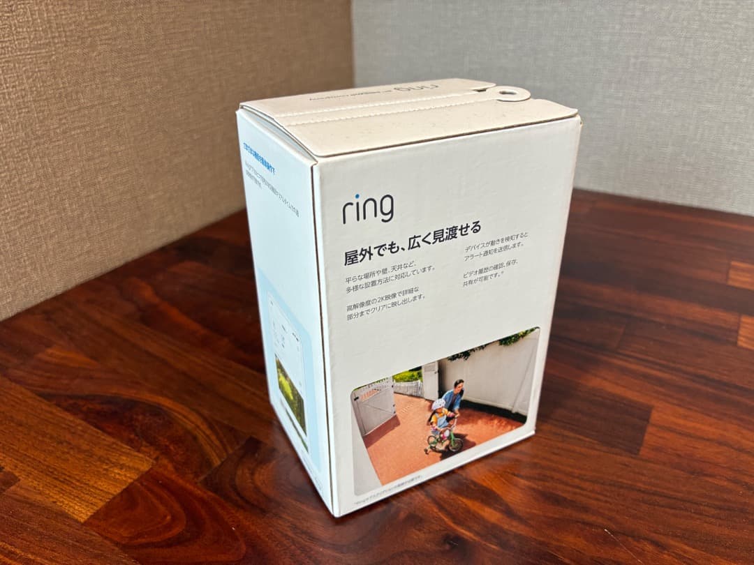 新品未使用 ring Outdoor Cam Plus 2k バッテリーモデル
