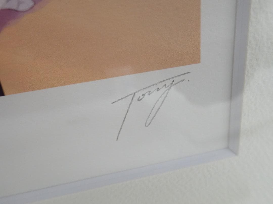 ㊳新品・保証書付 Tony　「亜麻色の尾の侍女」ミクスドメディア アールビバン