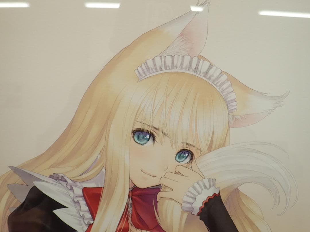 ㊳新品・保証書付 Tony　「亜麻色の尾の侍女」ミクスドメディア アールビバン