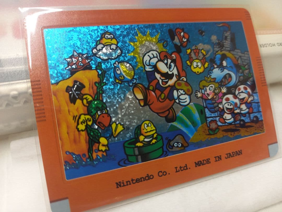 【奇跡の一品シリーズ⑨】極稀 完品！ スーパーマリオ ブラザーズ ファンカード