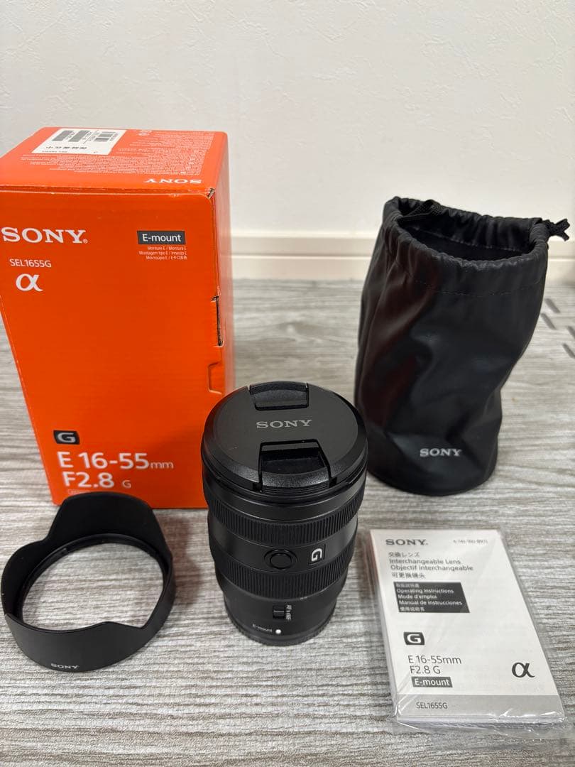 SONY E 16-55mm F2.8 G ズームレンズ　美品
