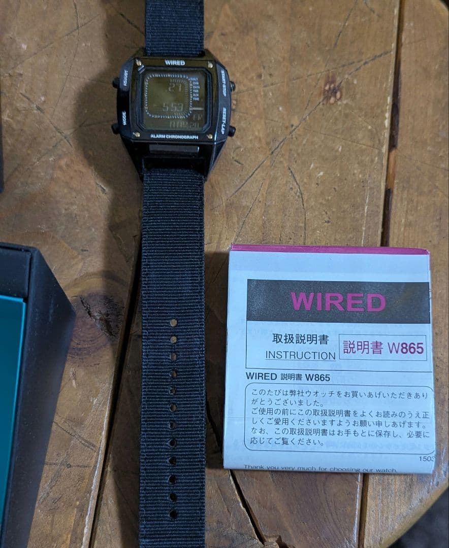 WIRED×BEAMS ワイヤード ビームスコラボ クオーツ W865-KKB0