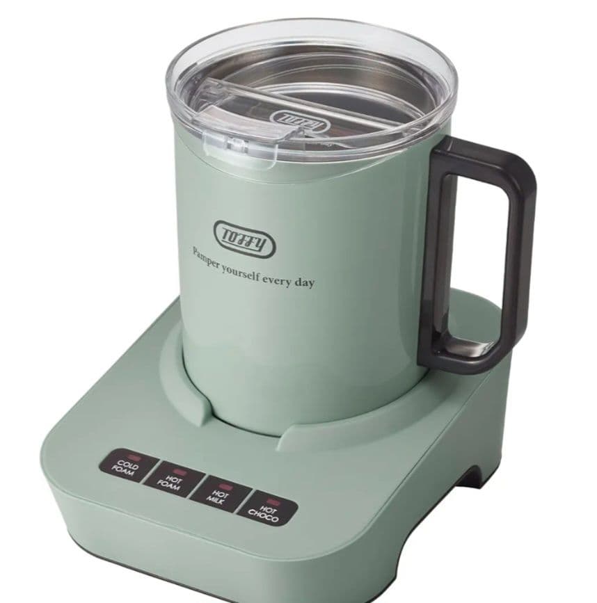 新品未使用品　Toffyミルクフォーマーマグ K-MF1-PA(ペールアクア)