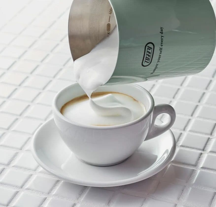 新品未使用品　Toffyミルクフォーマーマグ K-MF1-PA(ペールアクア)