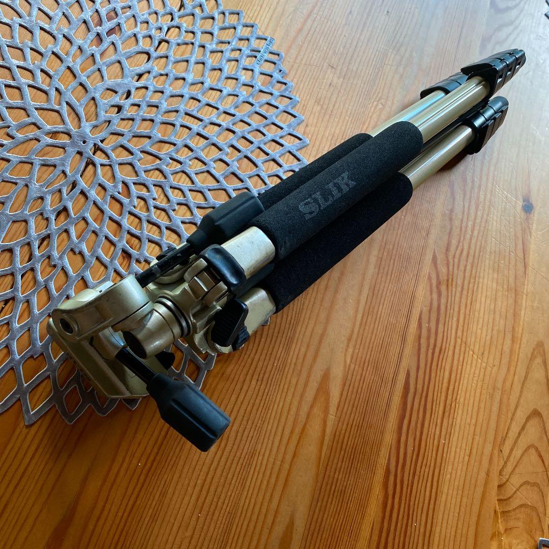 スリック　スプリント　プロ2 3WAY ゴールド　SLIK 三脚