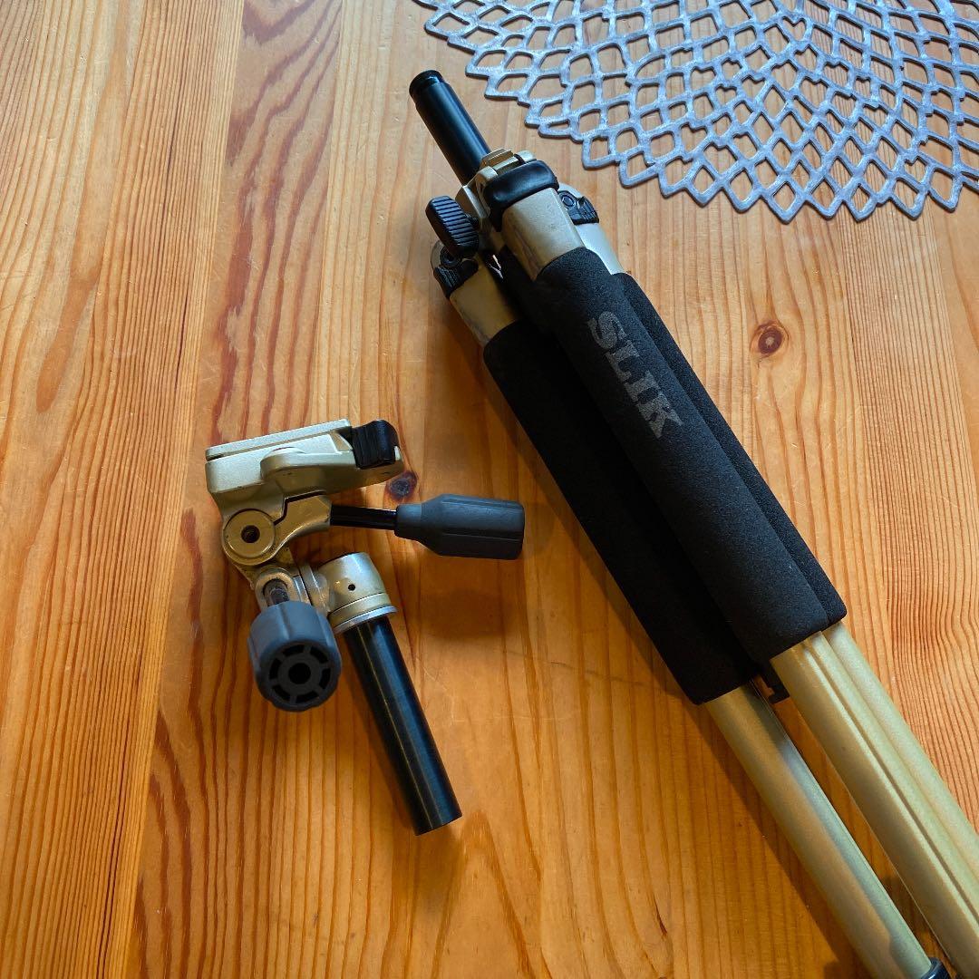 スリック　スプリント　プロ2 3WAY ゴールド　SLIK 三脚