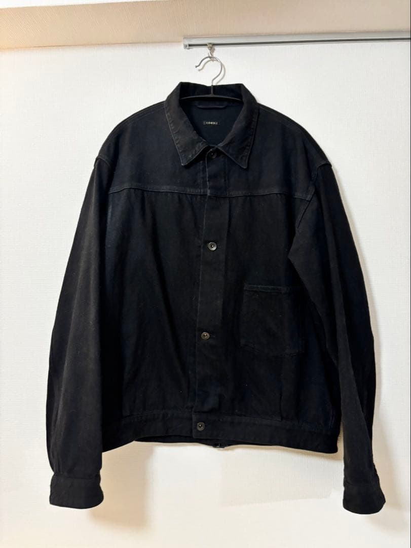 コモリ　デニムジャケット　ブラック 3