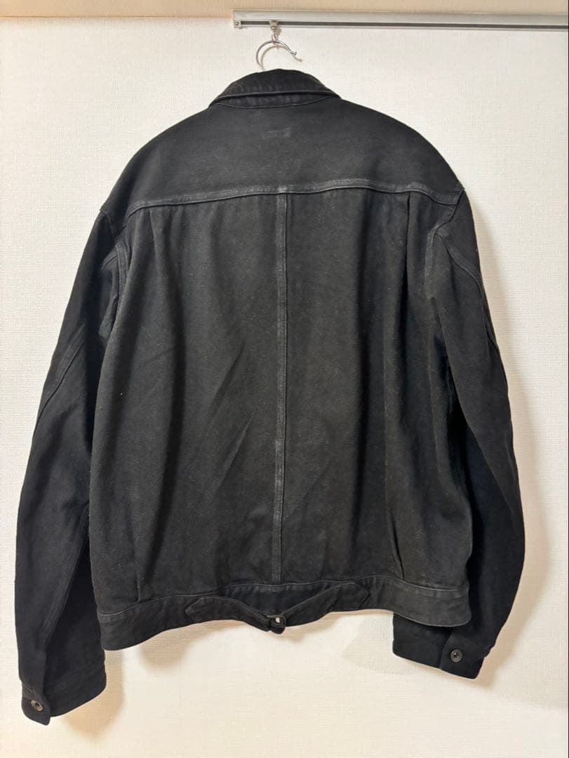 コモリ　デニムジャケット　ブラック 3