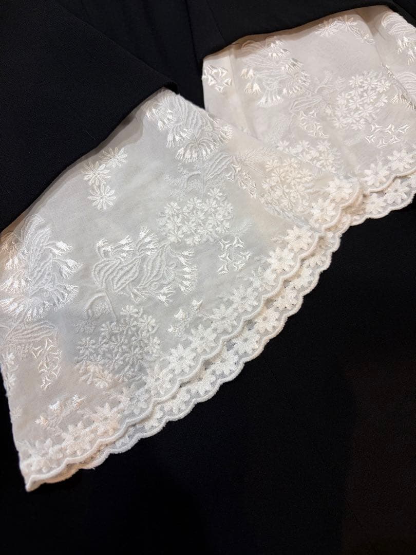 Mame Kurogouchi 2024SS レースカフスドレス