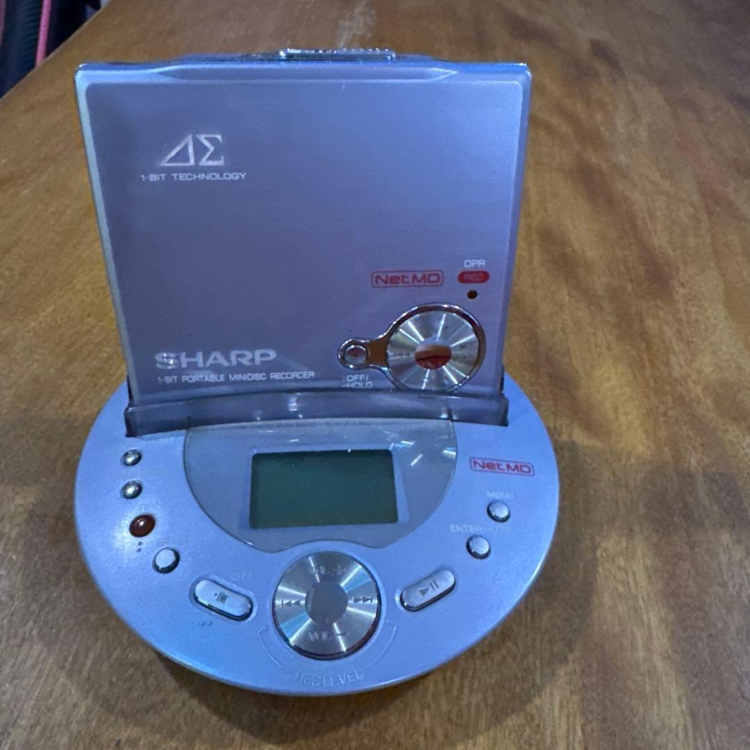 SHARP NetMD MDプレイヤー IM-DR80-S 動作未確認