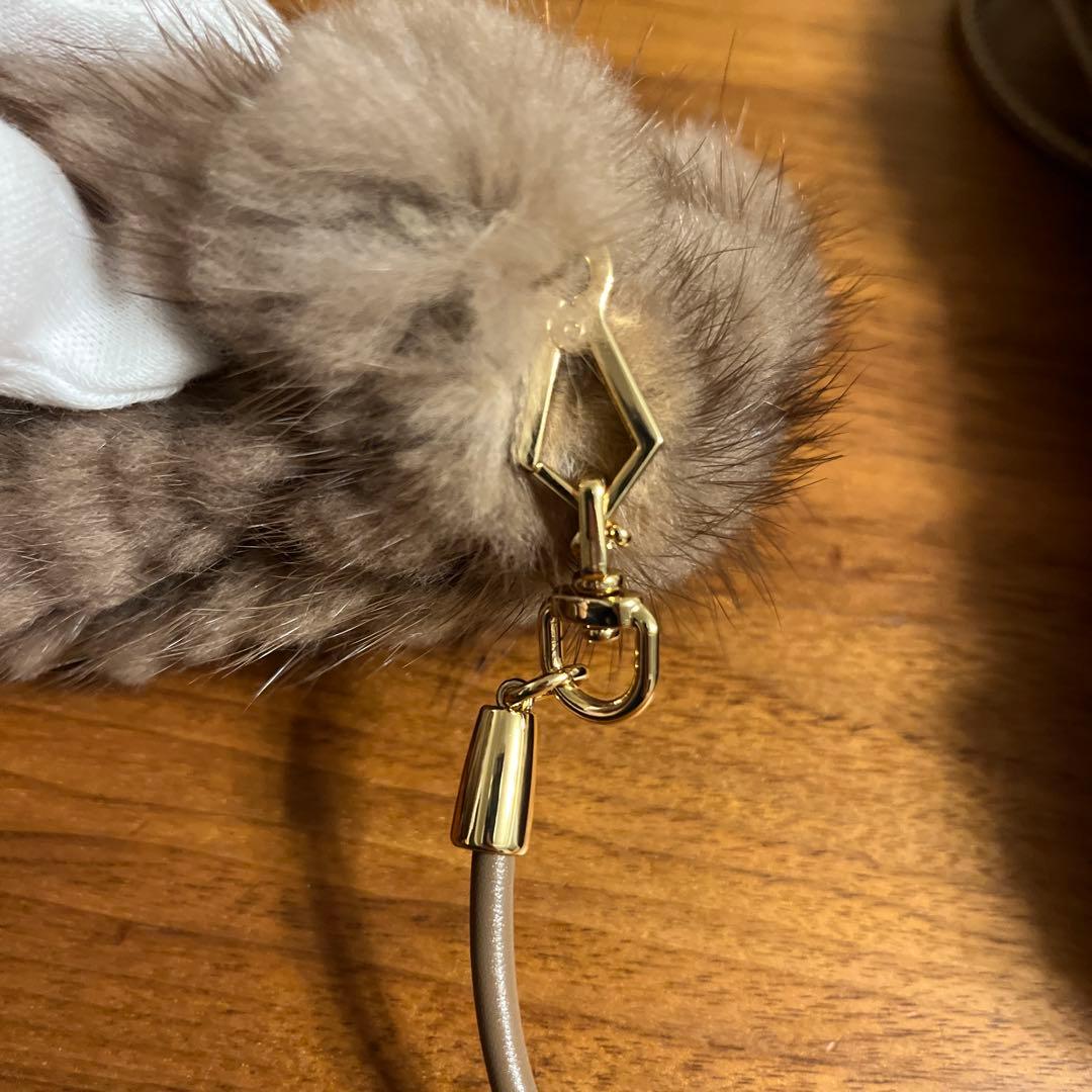 Max Mara ミンクファー ミトン 手袋 ストラップ付き