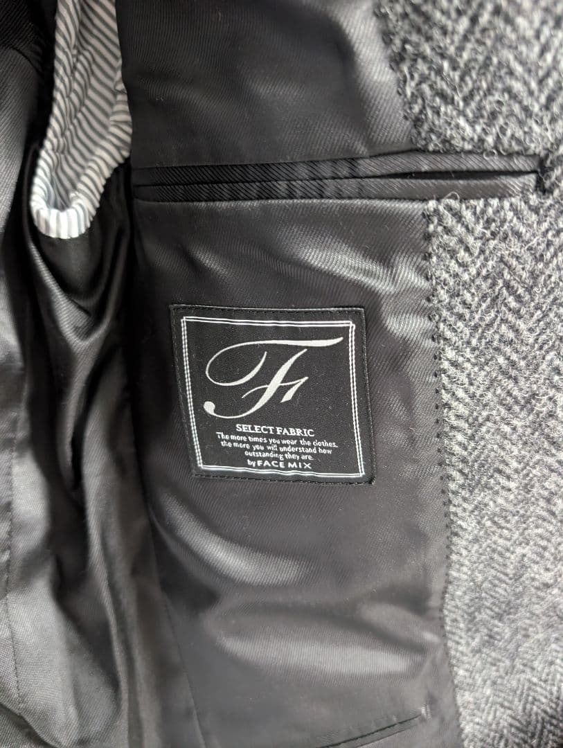 【新品タグ付き】Harris Tweed ヘリンボーン テーラードジャケット　М