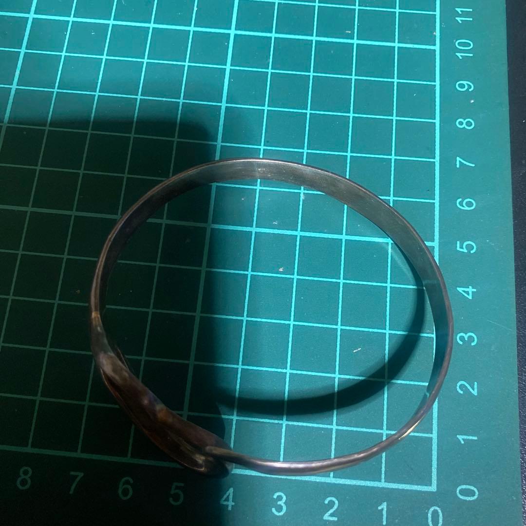 925 ハート　バングル