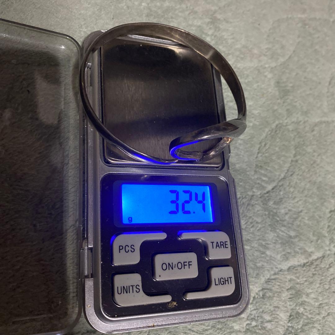 925 ハート　バングル