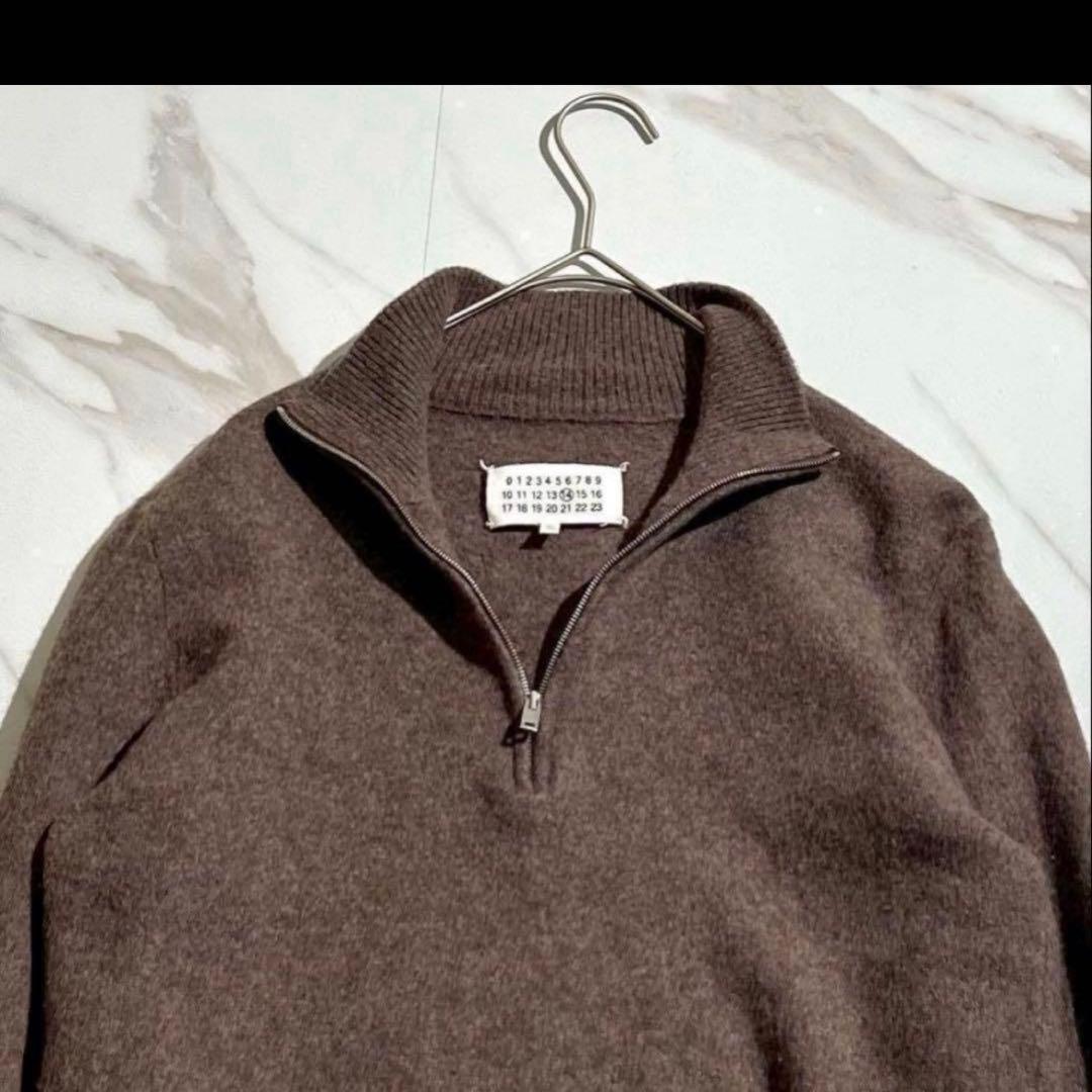 e*u様 2017AW MAISON MARGIELA half zip kni