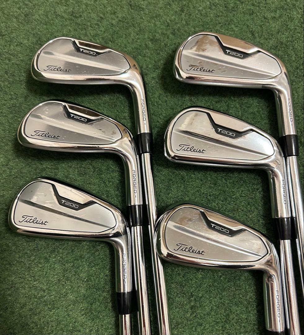 【しょう】Titleist T200 2021年 アイアン 6本セット