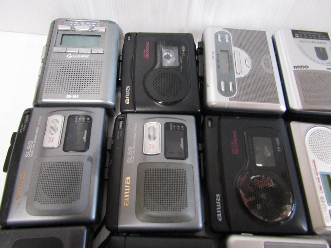 T0576 ポータブルカセットプレーヤー (42セット)ジャンク