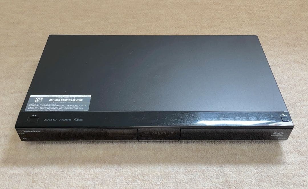 SHARP AQUOS BD-S520 ブルーレイレコーダー 500GB