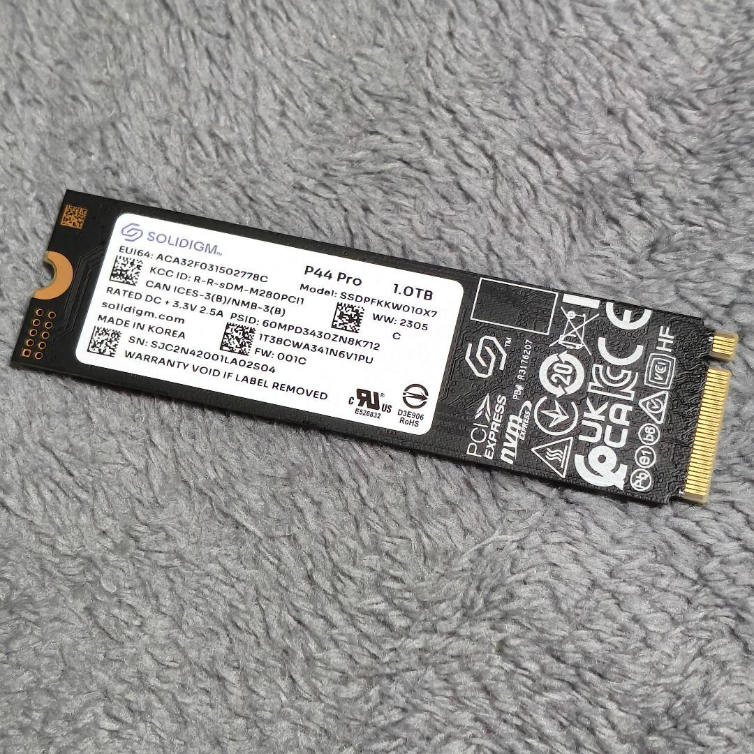 即発送 Solidigm P44 Pro SSD M.2 2280 1TB ①
