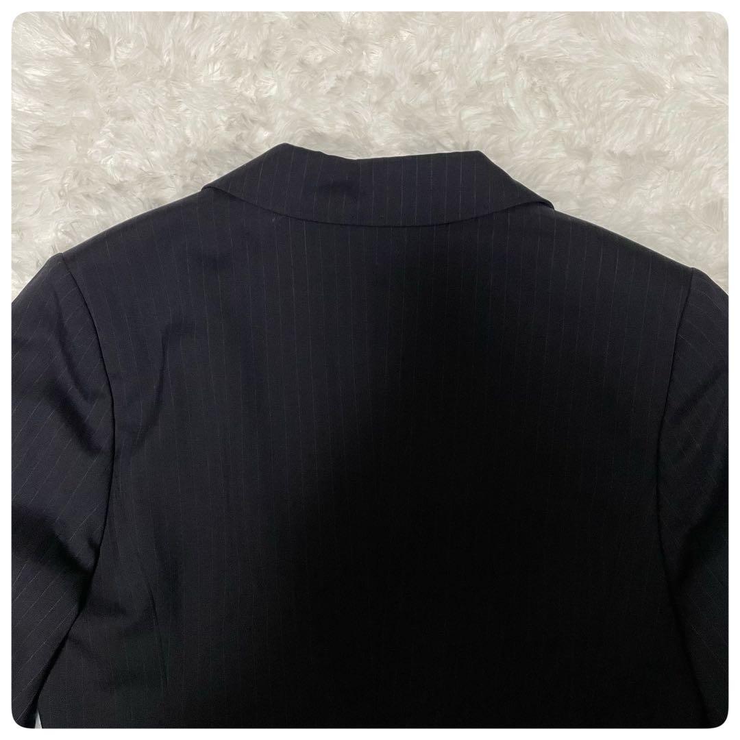 新品タグ付【n♥line 】佐々木希 セットアップ シルク混13〜15ストライプ