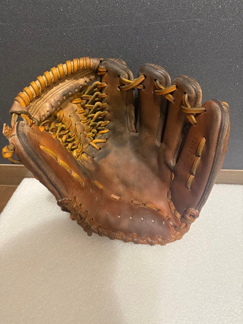 ★人気★ 久保田スラッガー KSG-24MU 硬式 内野用 ウェブ ラベル交換