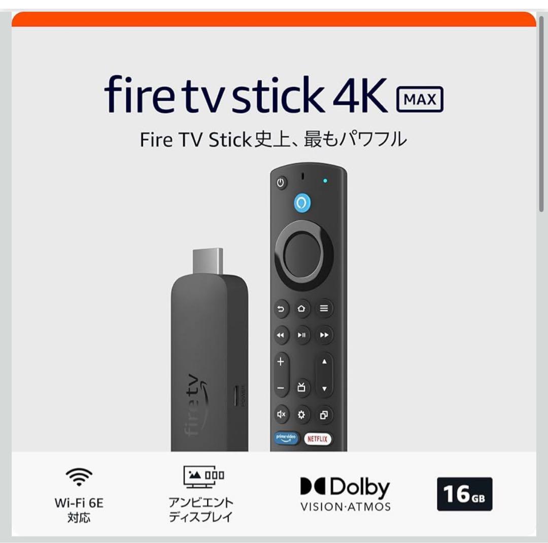 その他 Amazon Fire TV Stick 4K Max 16GB Wi-Fi6E