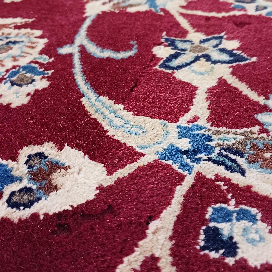 GHR Y2667 高級ペルシャ絨毯 ナイン産 ウール 大判