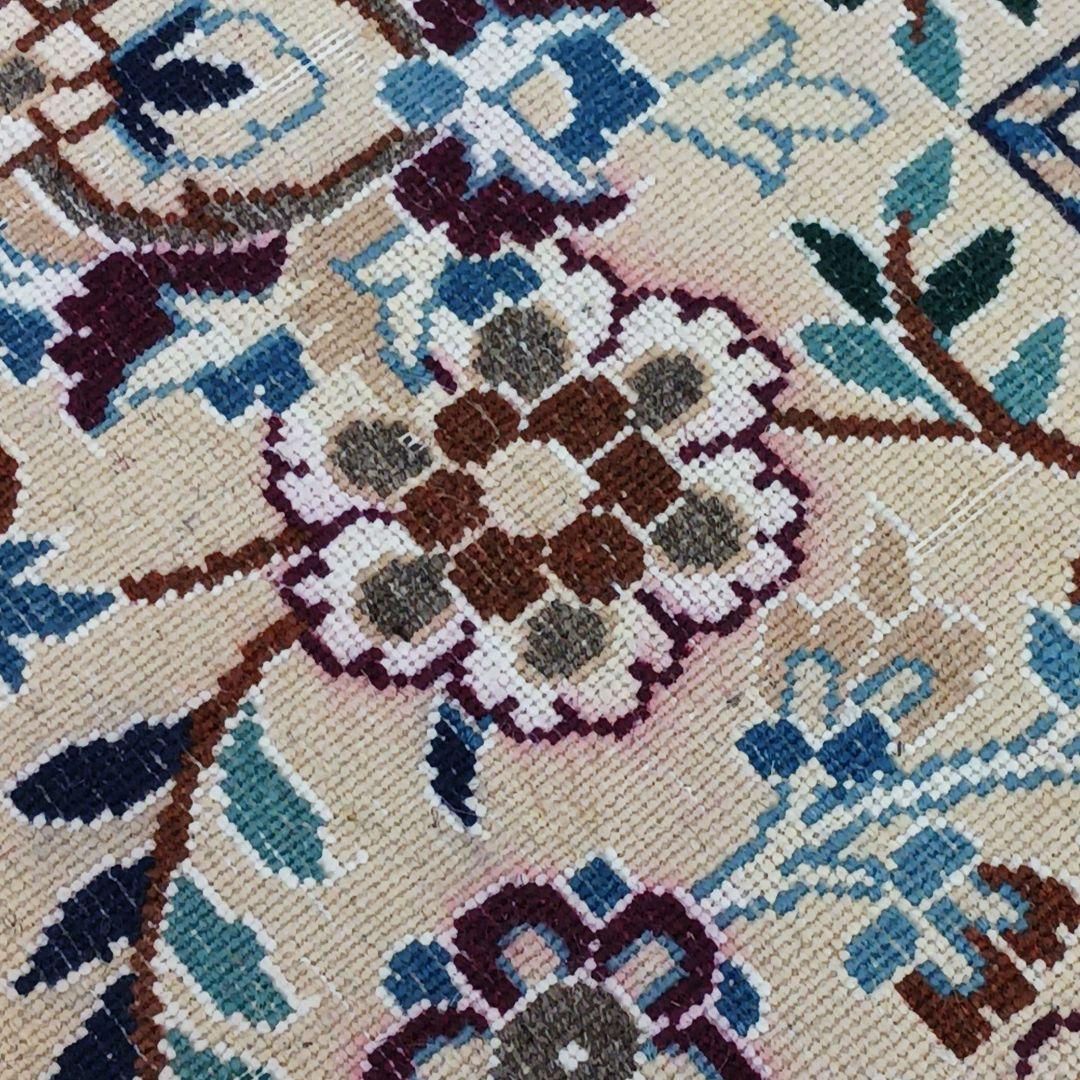 GHR Y2667 高級ペルシャ絨毯 ナイン産 ウール 大判