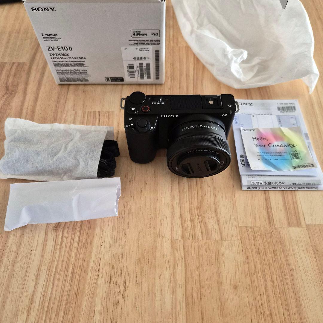 【ほぼ新品】SONY ZV-E10M2 ズームレンズキット