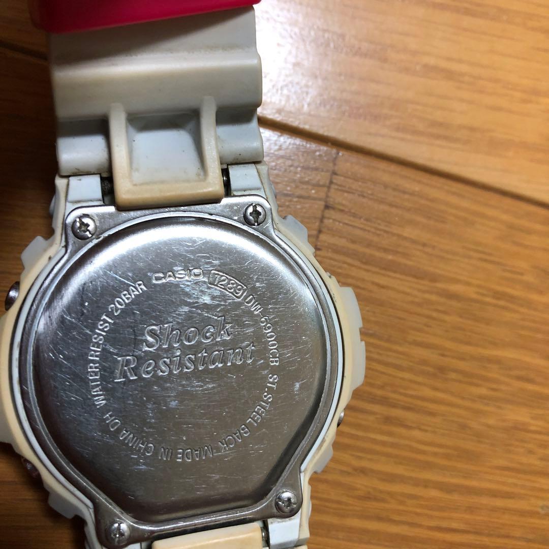 CASIO Gショック DW-6900CB ピンクシルバークレイジーカラー