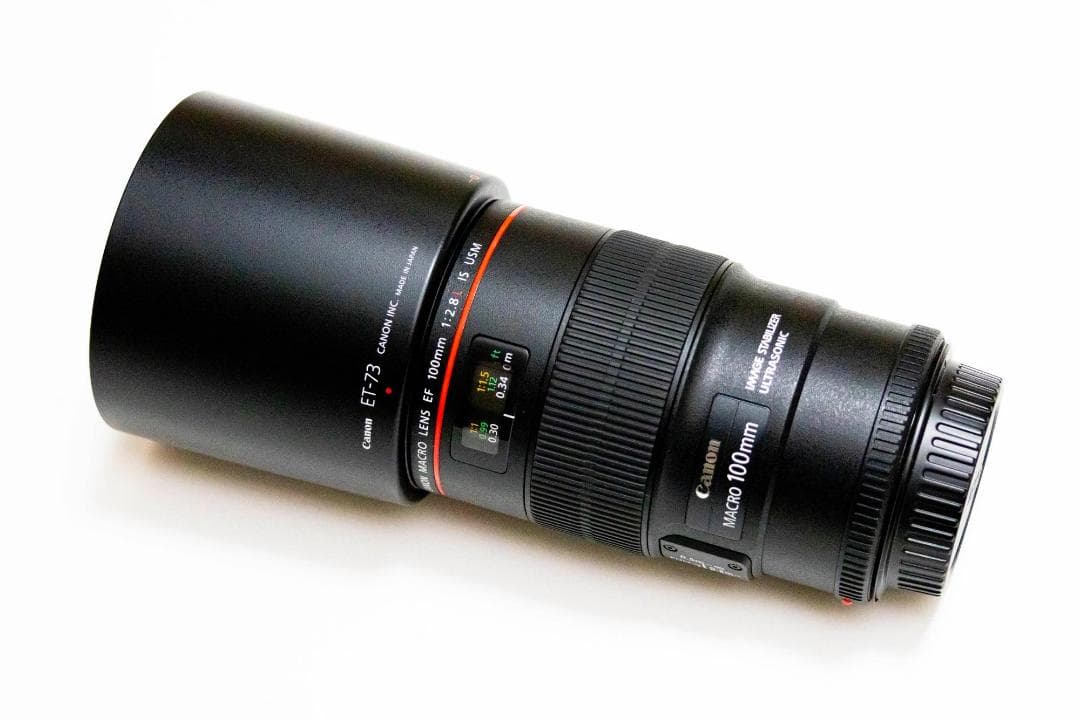 Canon キヤノン EF100mm F2.8Lマクロ IS USM｜美品
