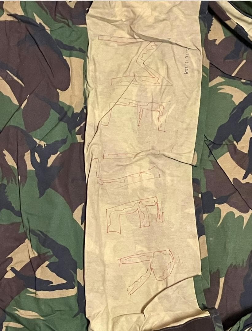 ※軍放出品 ダッチアーミーテント DPMカモ オランダ軍 軍幕 キャンバス 1