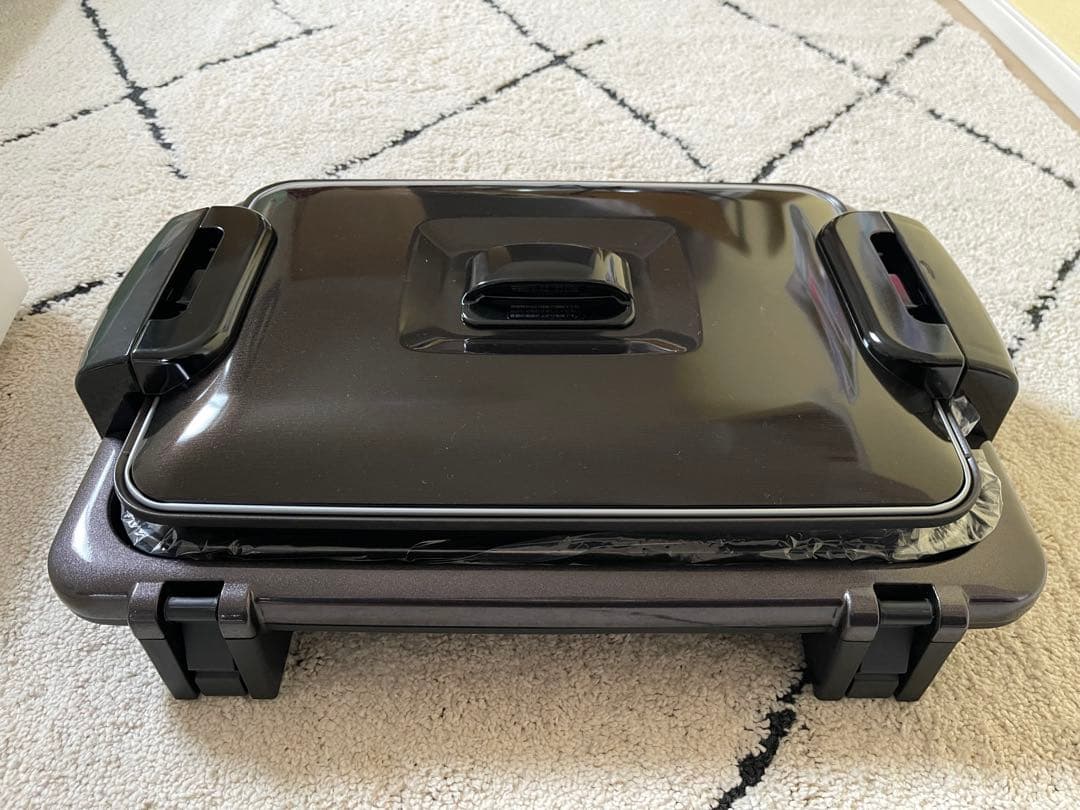 黒 tiger ホットプレート 取扱説明書付き たこ焼き器付き