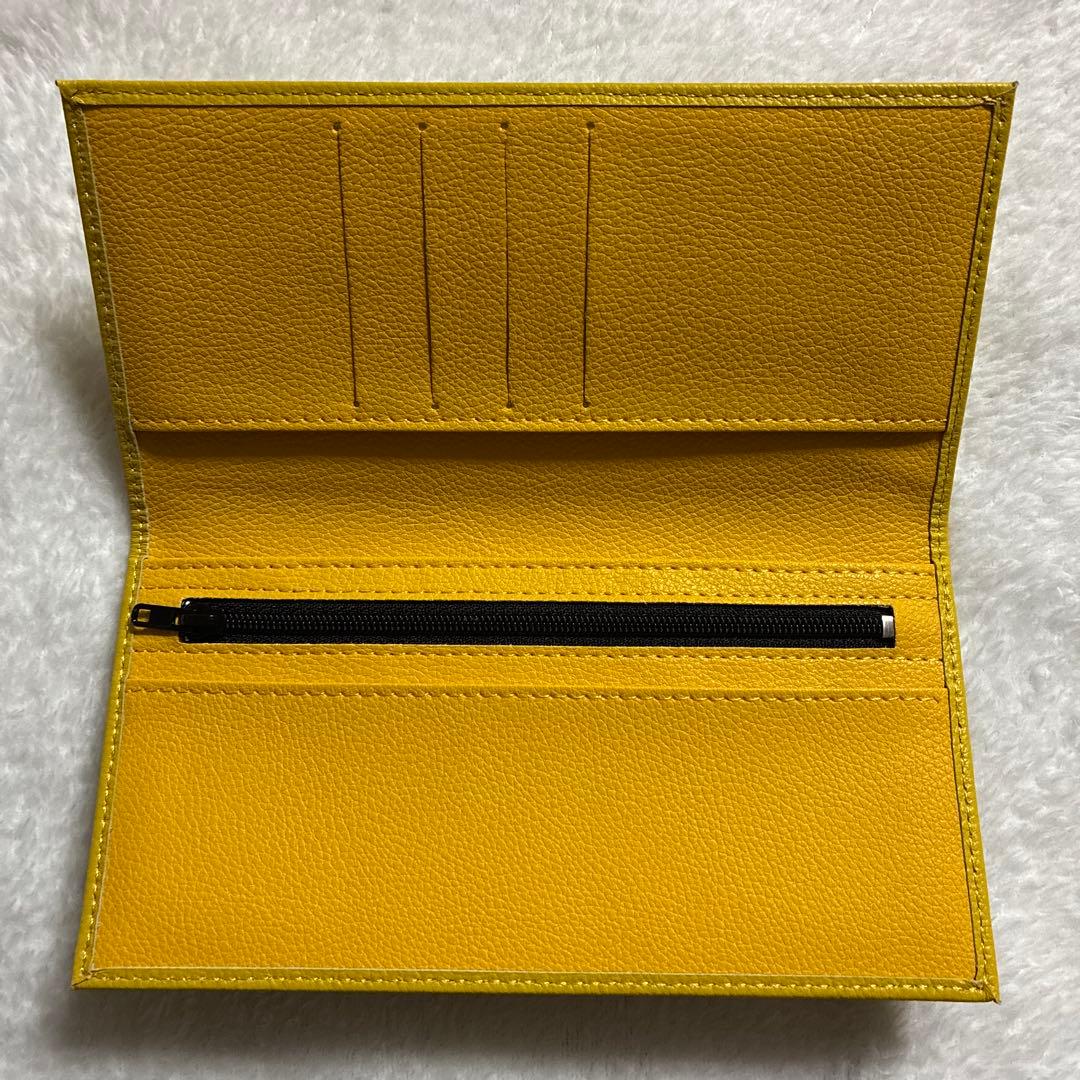 皇居財布　長財布　黄色