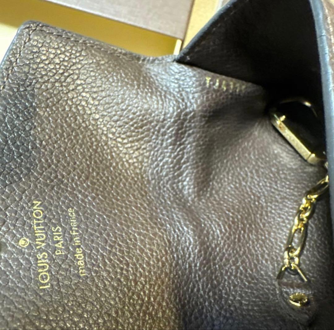 ルイヴィトン LVポシェット クレ アンプラント ブラウン 小銭入れ