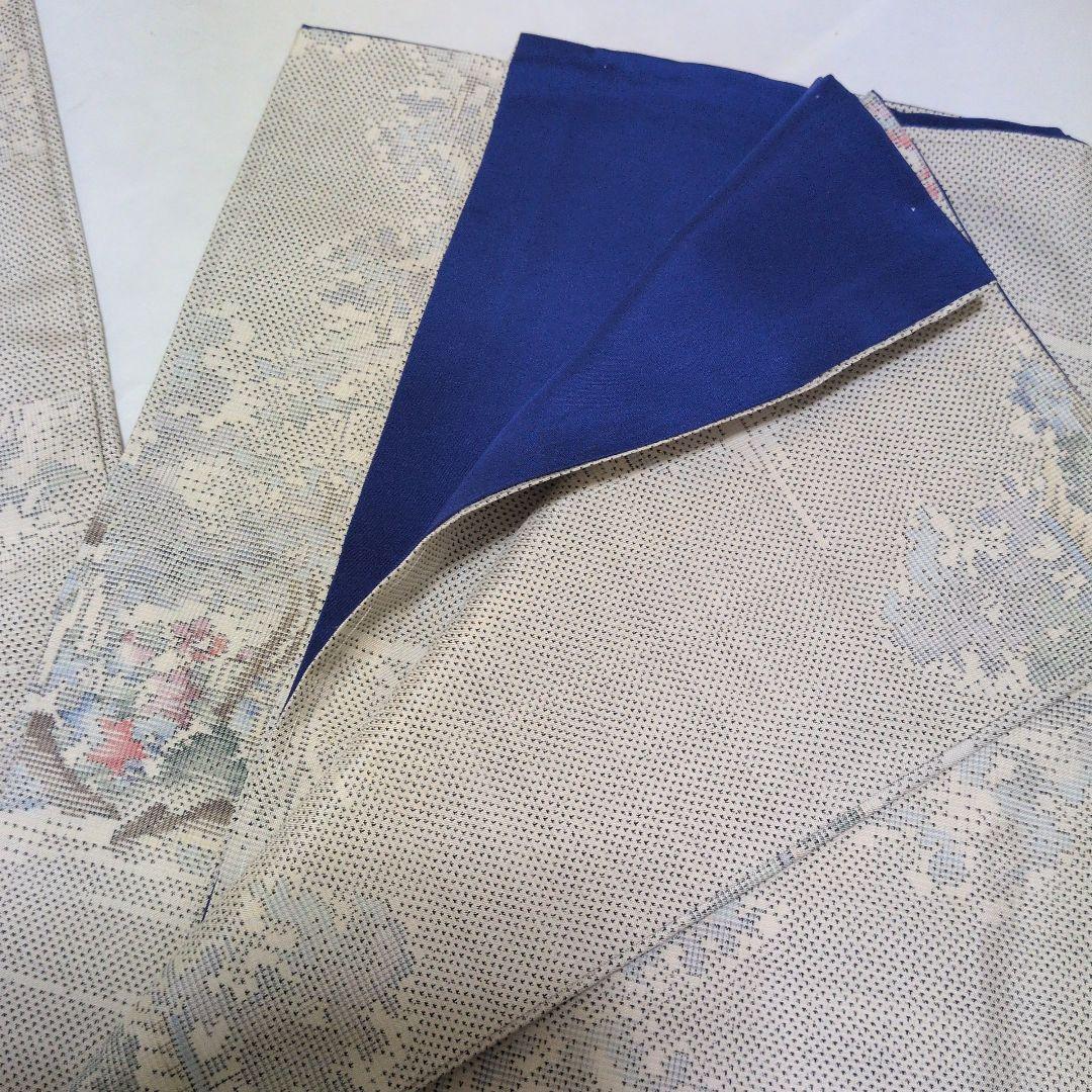 ぶーこたん　未使用　本場白大島紬　紅梅染め袋帯　セット