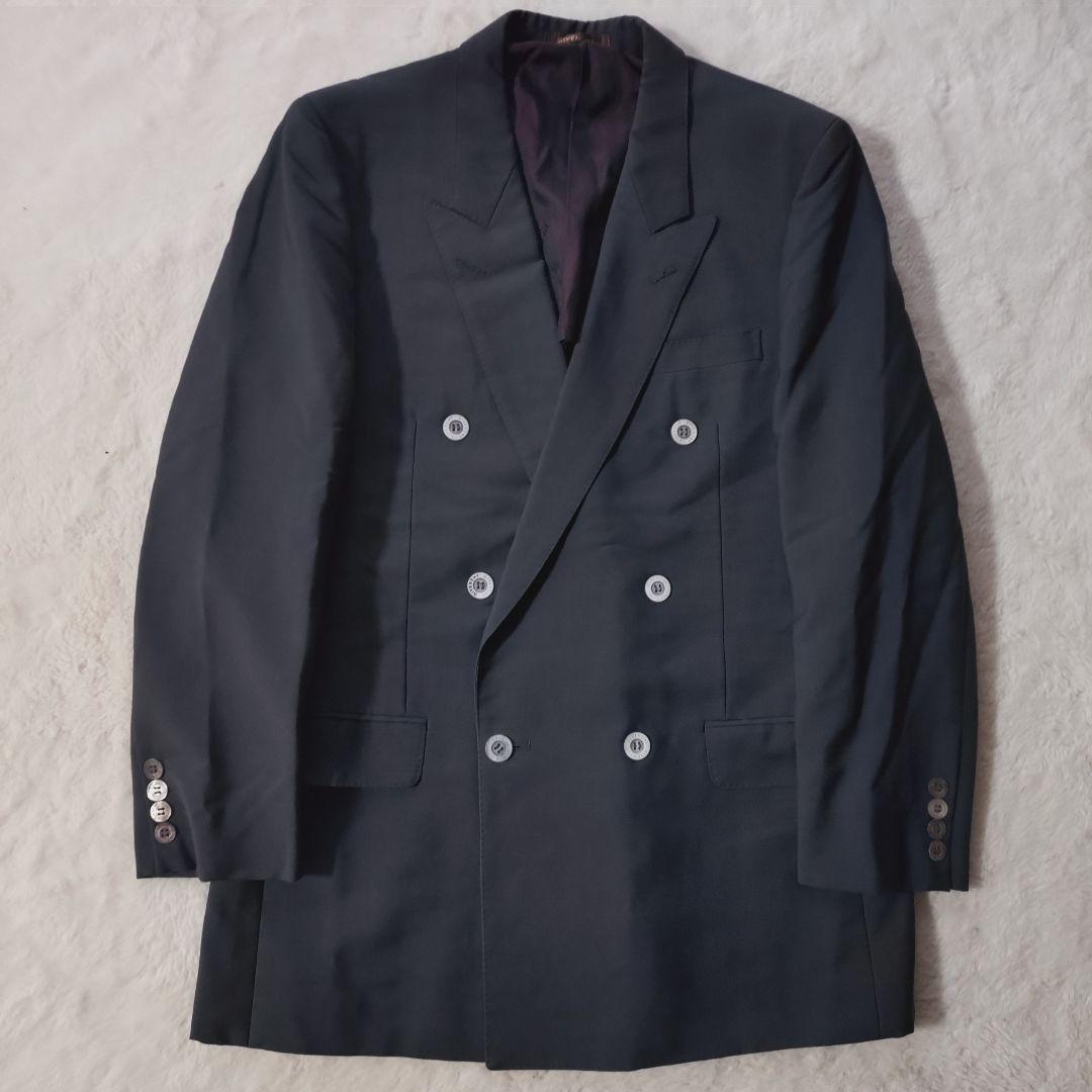 90s y2k GIVENCHY ダブル スーツ セットアップ 背抜き ワイン